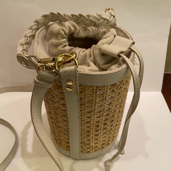 Tommy Bahama Bags Tommy Bahama Rattan Woven Handbag Bucket Bag